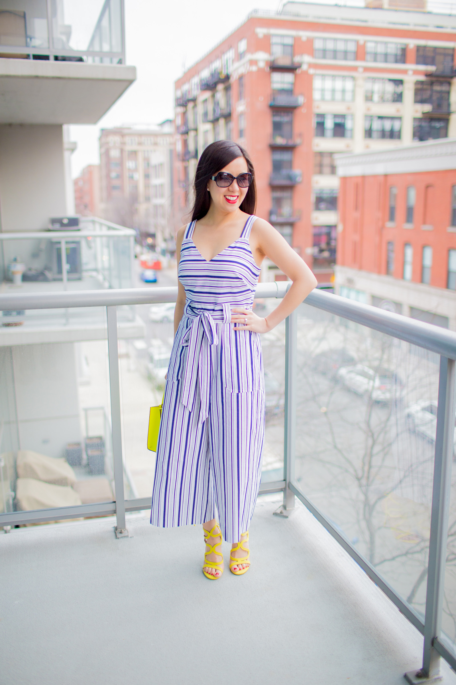 Faithfull the Brand 'Maltese' Yellow Azure Striped Jumpsuit – Simply Audrey