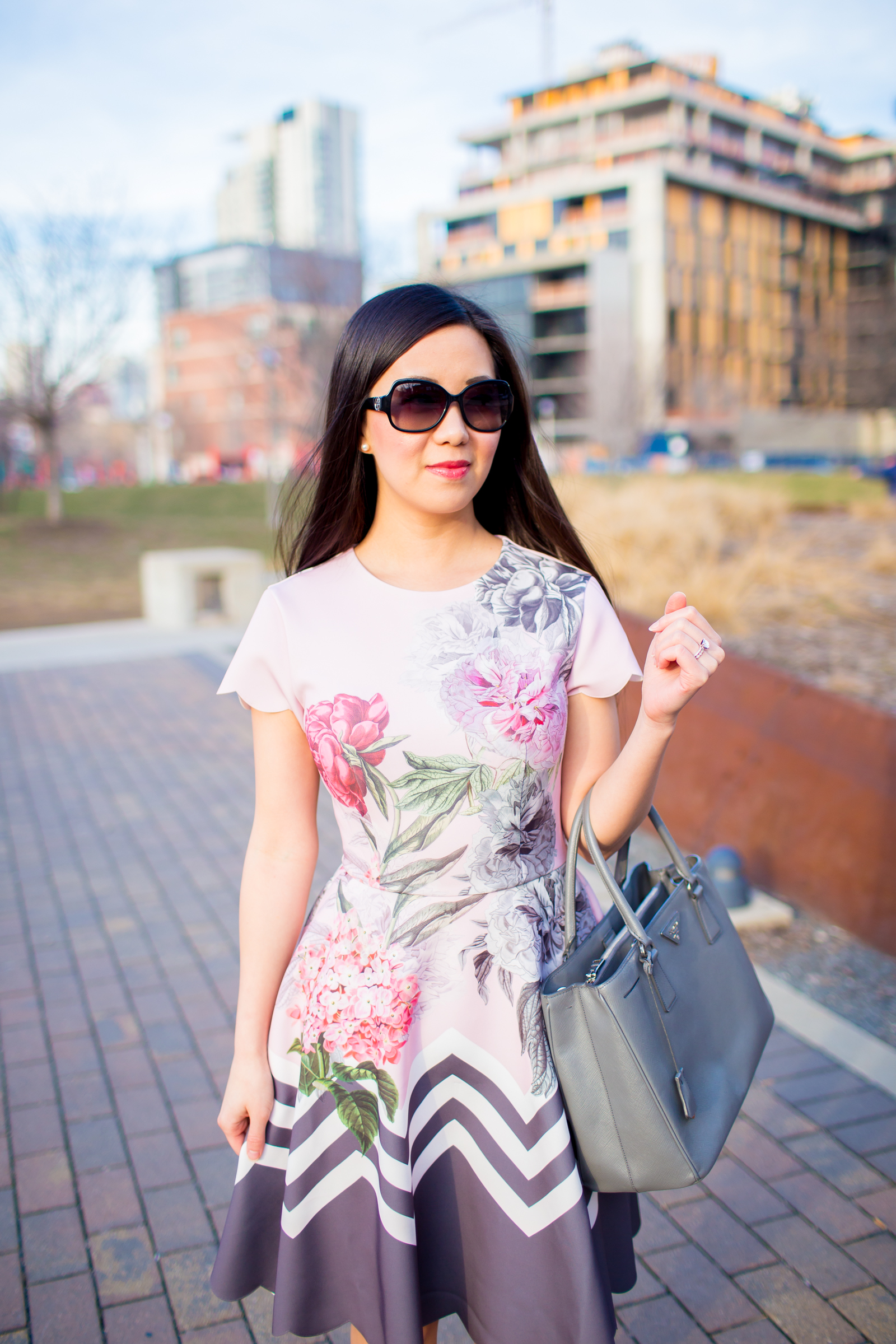 A Floral Dress for Easter and a Bridal Shower - Tia Perciballi