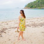 Lemon Print Cut Out Dress – Hamilton Island, Australia