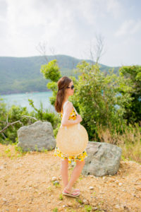 lemon print cut out dress hamilton island australia