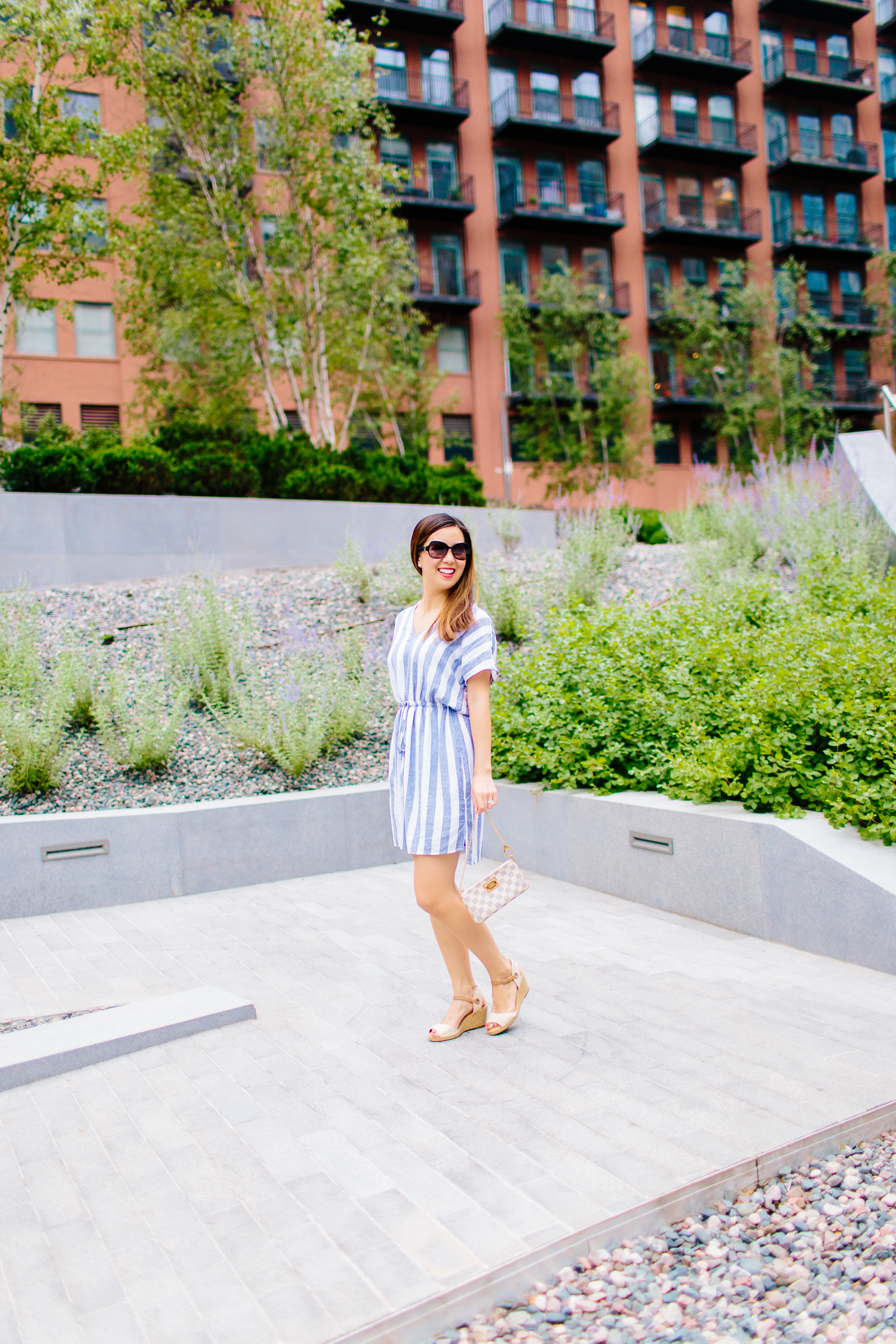 Rails Wren Blue and White Striped Linen Dress, 5 Weird Facts About Me, Tia Perciballi Fashion & Lifestyle Blog