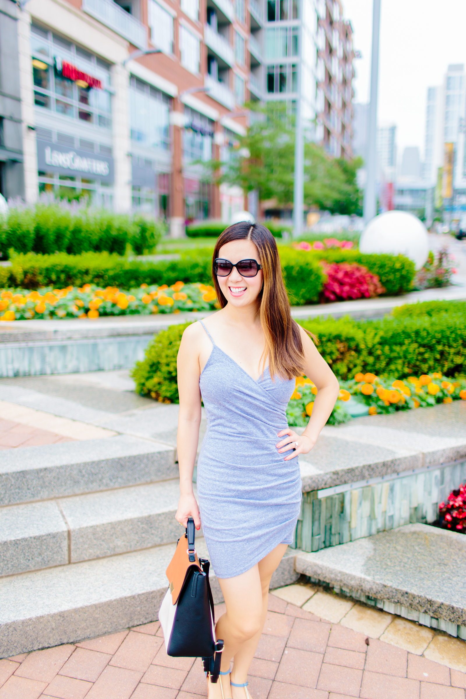 Soprano Gray Ruched Sheath Dress, Have You Ever Lost Something Important? Tia Perciballi Fashion & Lifestyle Blog