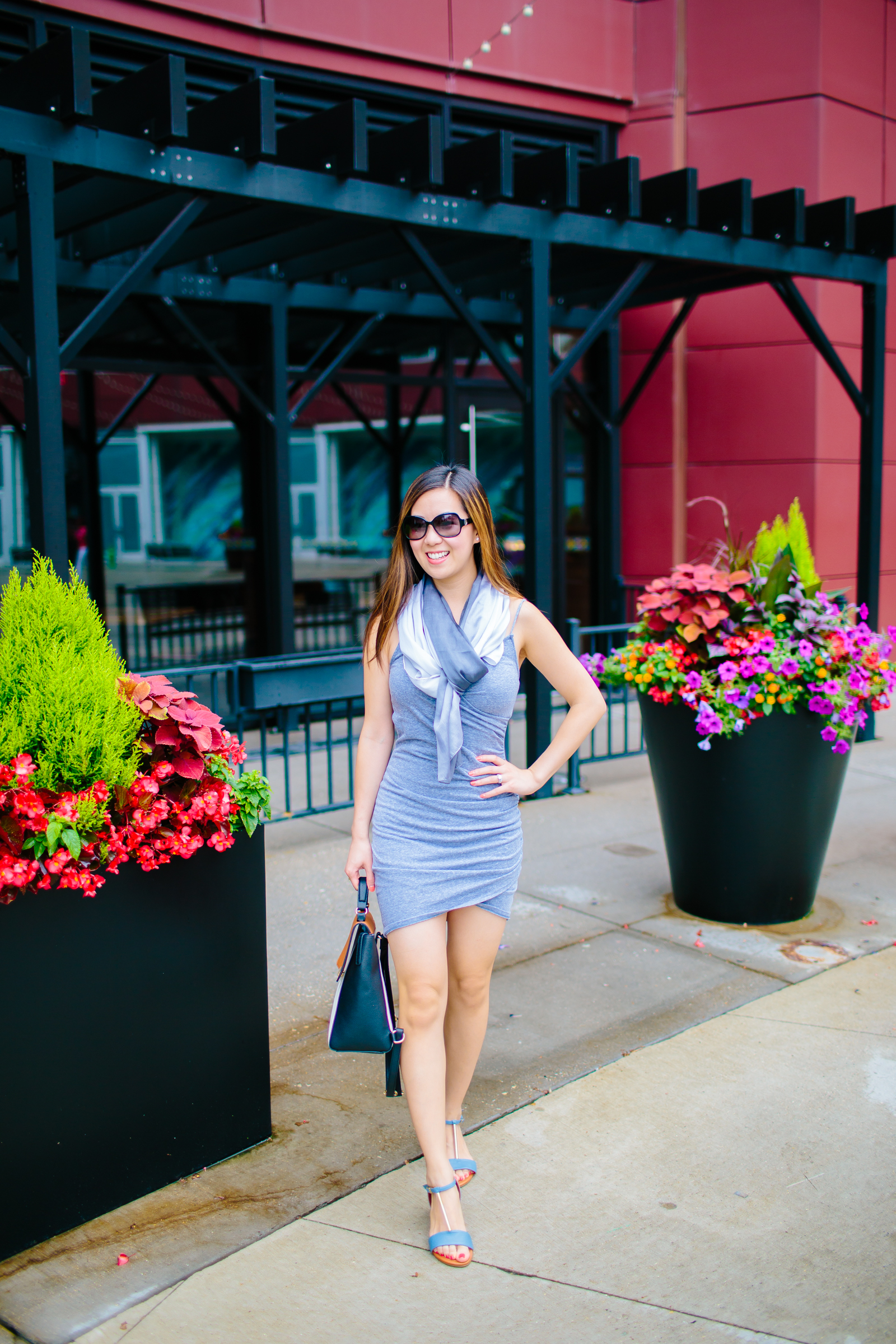 Soprano Gray Ruched Sheath Dress, Have You Ever Lost Something Important? Tia Perciballi Fashion & Lifestyle Blog