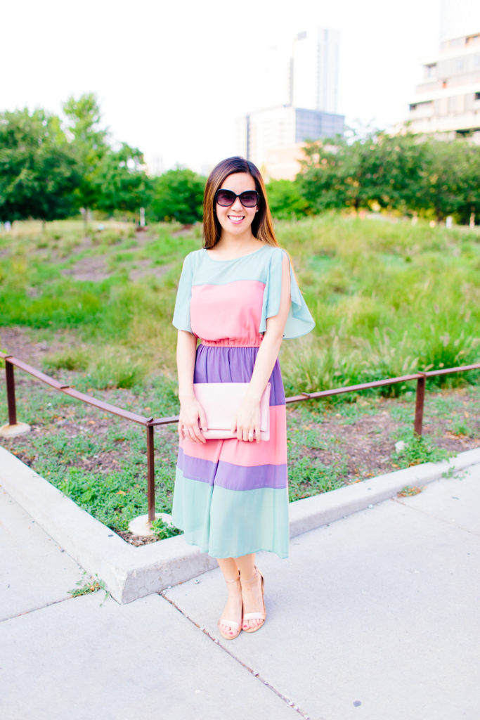 JustFab Colorblock Midi Dress, The Chicago West Loop Restaurants We Go To The Most Often, Tia Perciballi Fashion & Lifestyle Blog