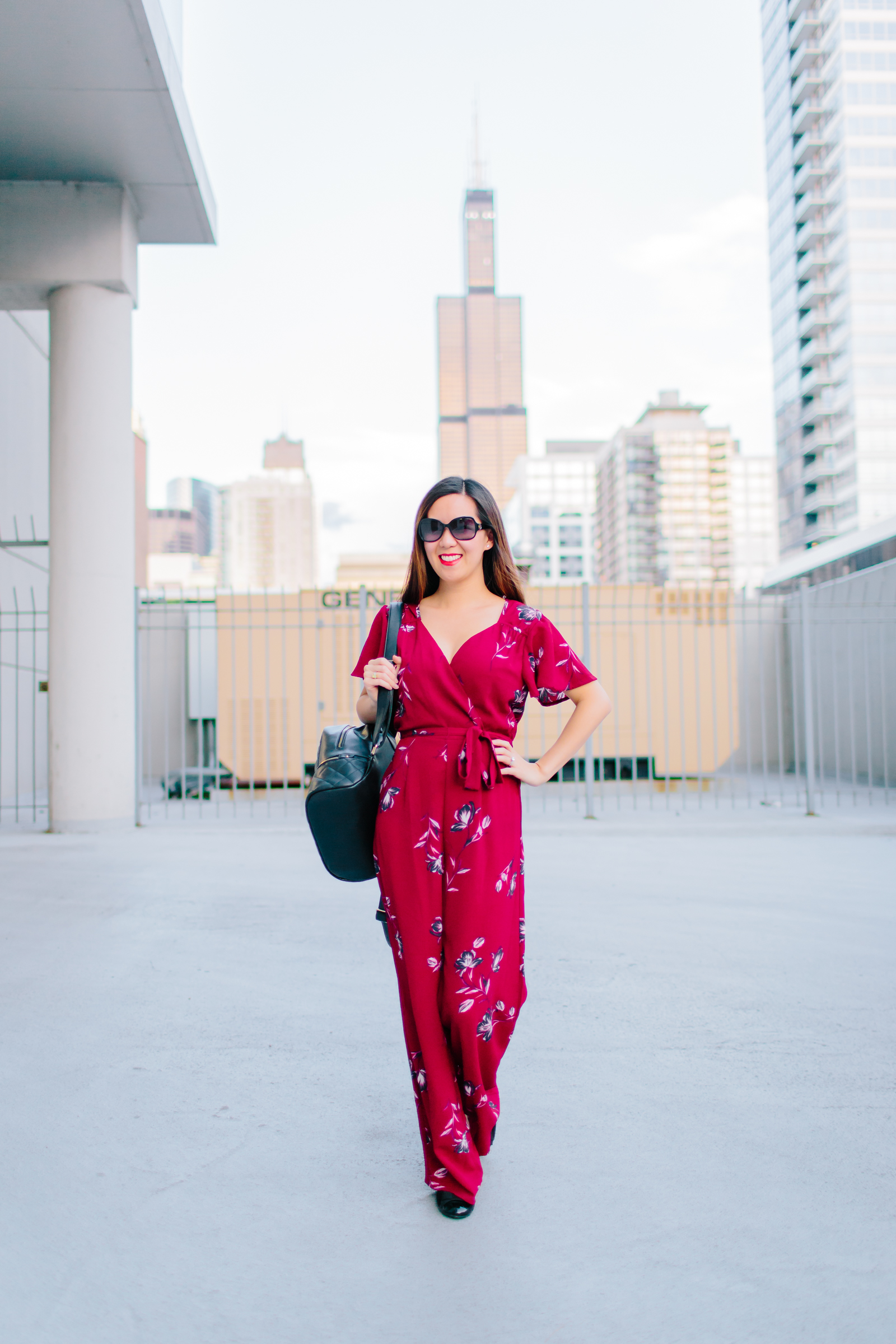red jumpsuit outfit ideas
