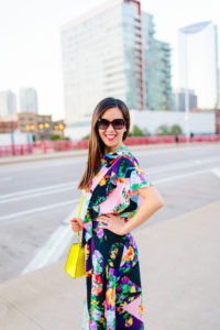 All-Occasion, Bold and Colorful Cowl Back Dress, Tia Perciballi Fashion & Lifestyle Blog