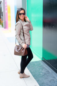 Asymmetrical Faux Leather Jacket, Glass Half Full? Tia Perciballi Fashion & Lifestyle Blog