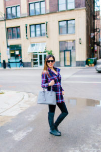 Plaid Coat for Fall or Winter, Tia Perciballi Fashion & Lifestyle Blog