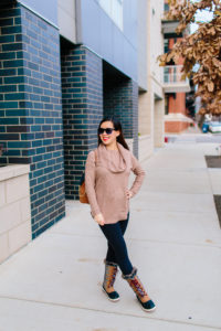 Cowl Neck Sweater - Tia Perciballi Fashion & Lifestyle Blog