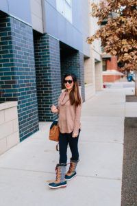 Cowl Neck Sweater - Tia Perciballi Fashion & Lifestyle Blog