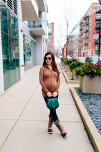 Cable Zip Sweater and DeMellier Mini Venice Bag, Tia Perciballi Fashion & Lifestyle Blog