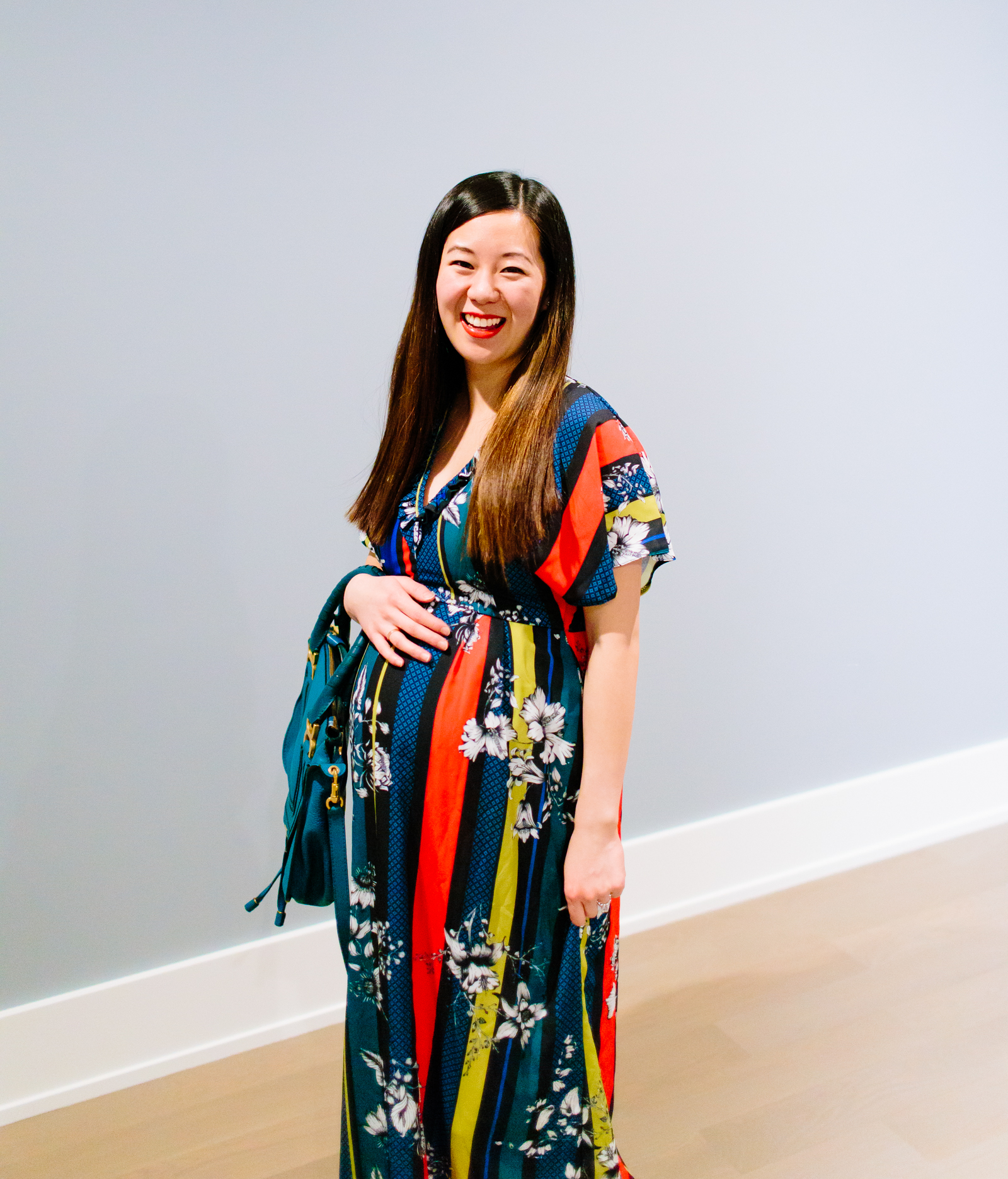 Colorful Maternity Dress, Tia Perciballi Fashion & Lifestyle Blog