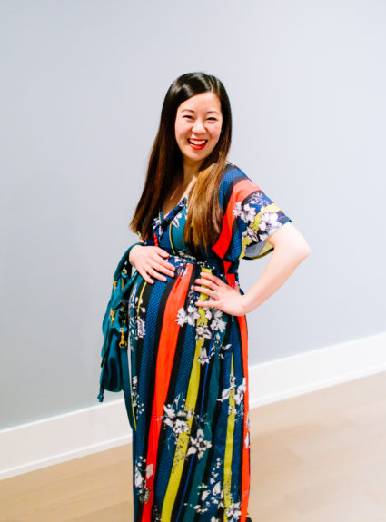 Colorful Maternity Dress for Multiple Occasions
