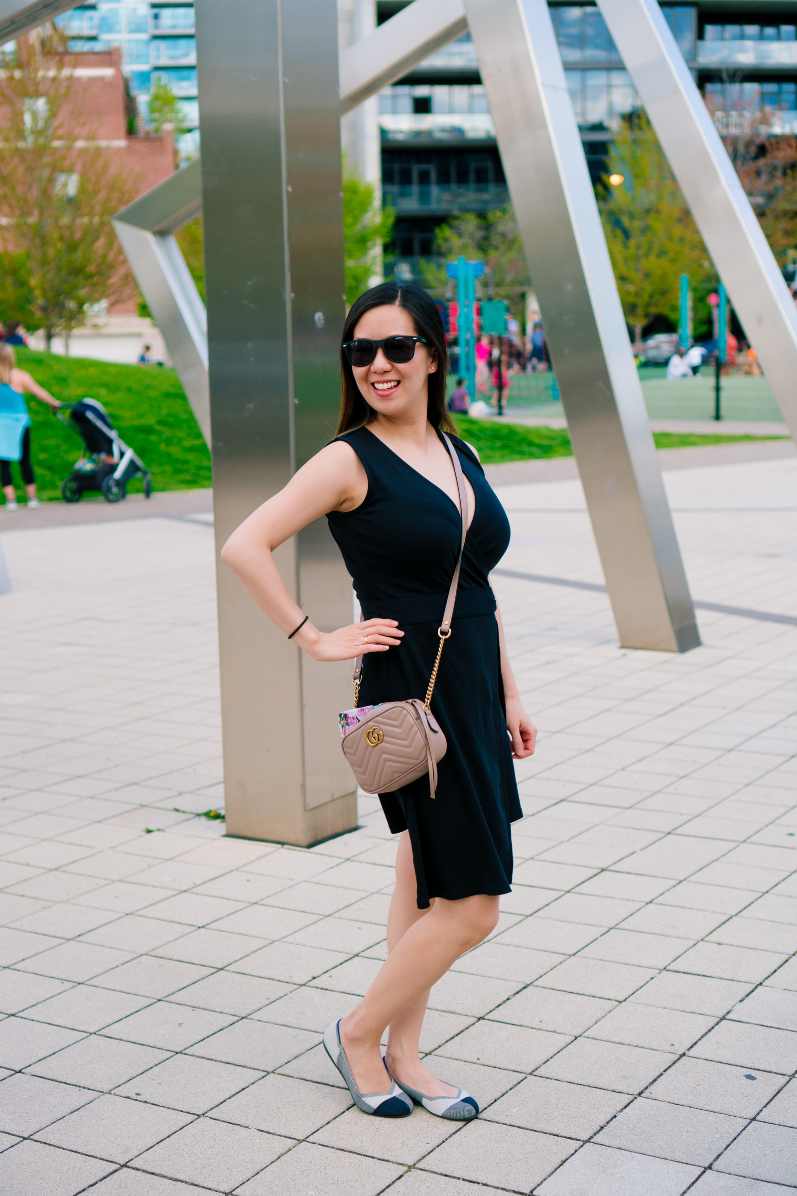 Black Wrap Dress Tia Perciballi Fashion & Lifestyle Blog