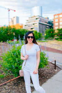 Summer Whites - A Simple Basic T-Shirt - Tia Perciballi Fashion & Lifestyle Blog