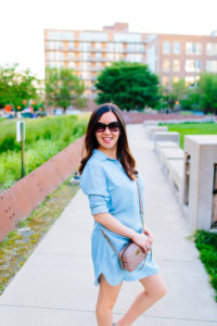 Chambray Dress and New Haircut Tia Perciballi Fashion & Lifestyle Blog